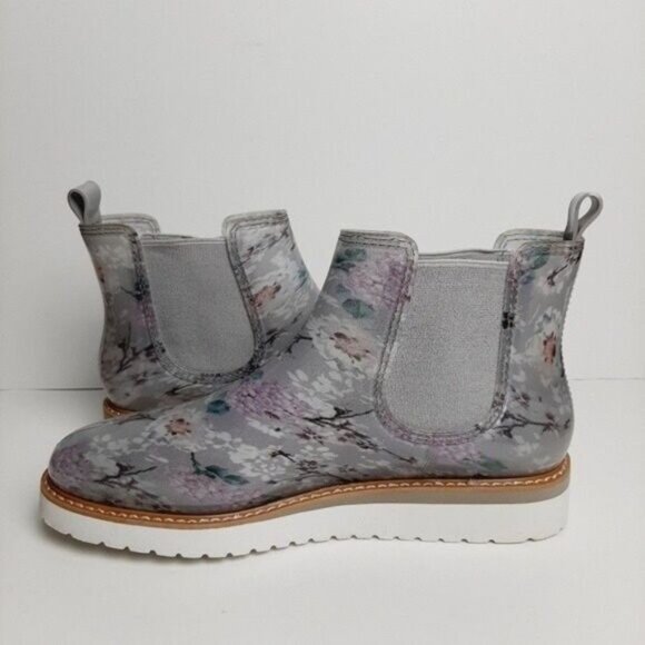 COUGAR Kensington Chelsea Rain Waterproof Boots Floral Sz 10 - Picture 11 of 14